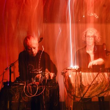 Gilank performing in Sheffield.