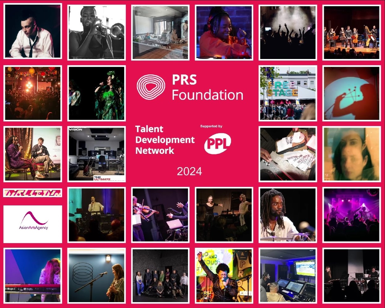 PRS Foundation Talent Development Network graphic