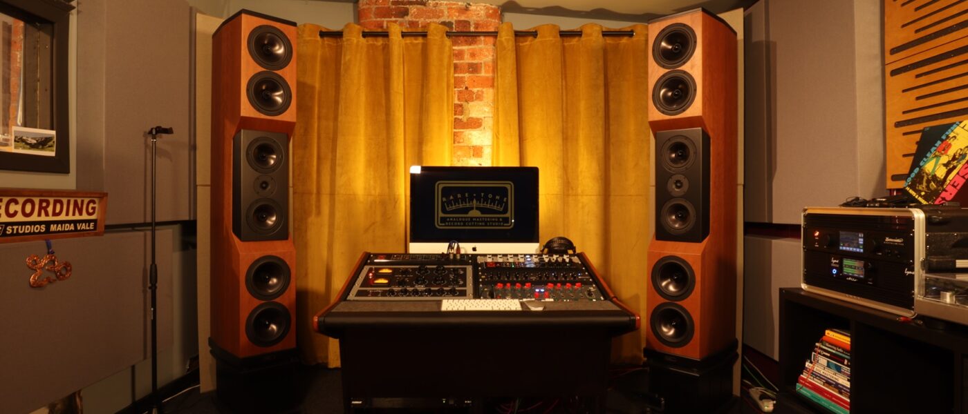 Shot of studio interior at Rare Tone Mastering